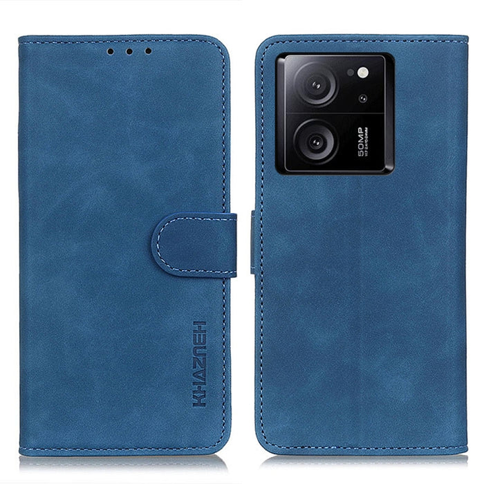 KHAZNEH Funda de cuero con tapa de textura retro para teléfono, For Xiaomi Poco F6 / Redmi Turbo 3, For Xiaomi Poco F6 Pro, For Xiaomi Redmi K70 5G / K70 Pro 5G, For Xiaomi Redmi Note 13 Pro 4G/Poco M6 Pro 4G, For Xiaomi Redmi A3, For Xiaomi Redmi 13C ...