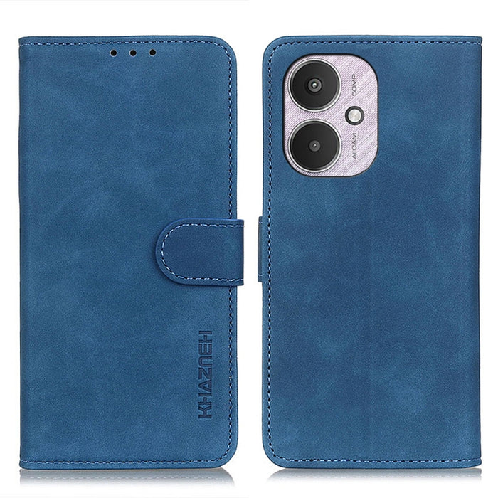 KHAZNEH Funda de cuero con tapa de textura retro para teléfono, For Xiaomi Poco F6 / Redmi Turbo 3, For Xiaomi Poco F6 Pro, For Xiaomi Redmi K70 5G / K70 Pro 5G, For Xiaomi Redmi Note 13 Pro 4G/Poco M6 Pro 4G, For Xiaomi Redmi A3, For Xiaomi Redmi 13C ...