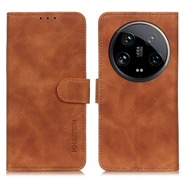 KHAZNEH Funda de cuero con tapa de textura retro para teléfono, For Xiaomi Poco F6 / Redmi Turbo 3, For Xiaomi Poco F6 Pro, For Xiaomi Redmi K70 5G / K70 Pro 5G, For Xiaomi Redmi Note 13 Pro 4G/Poco M6 Pro 4G, For Xiaomi Redmi A3, For Xiaomi Redmi 13C ...