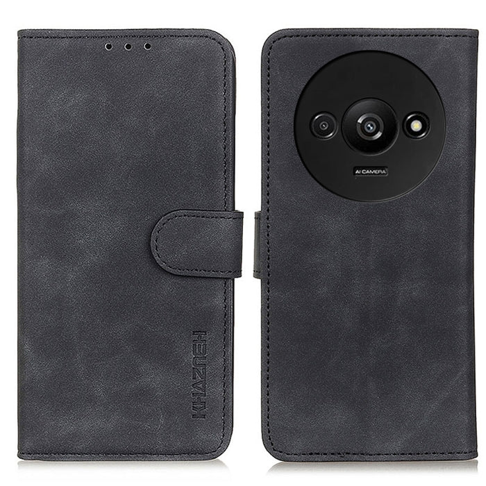 KHAZNEH Funda de cuero con tapa de textura retro para teléfono, For Xiaomi Poco F6 / Redmi Turbo 3, For Xiaomi Poco F6 Pro, For Xiaomi Redmi K70 5G / K70 Pro 5G, For Xiaomi Redmi Note 13 Pro 4G/Poco M6 Pro 4G, For Xiaomi Redmi A3, For Xiaomi Redmi 13C ...