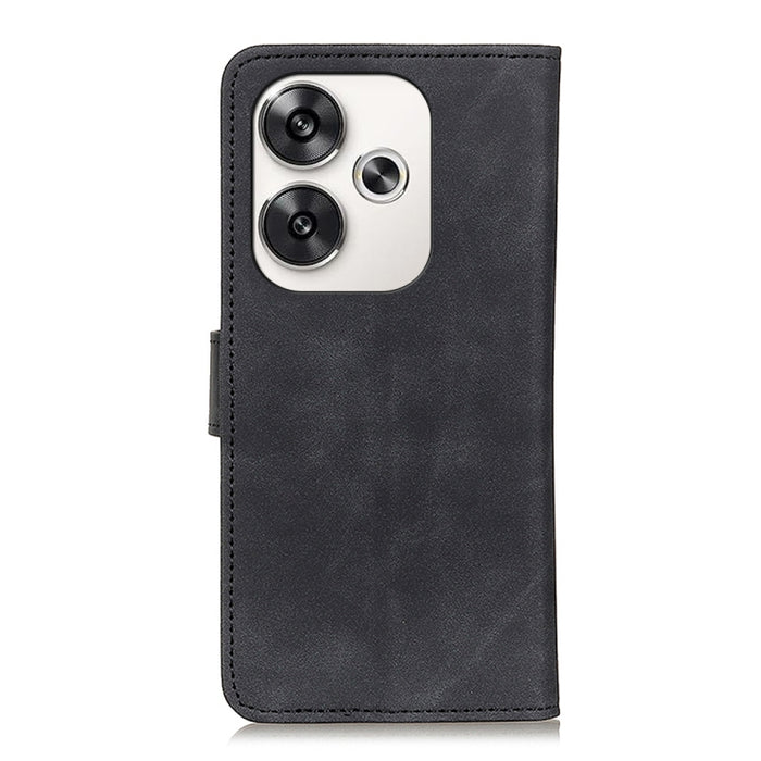 KHAZNEH Funda de cuero con tapa de textura retro para teléfono, For Xiaomi Poco F6 / Redmi Turbo 3, For Xiaomi Poco F6 Pro, For Xiaomi Redmi K70 5G / K70 Pro 5G, For Xiaomi Redmi Note 13 Pro 4G/Poco M6 Pro 4G, For Xiaomi Redmi A3, For Xiaomi Redmi 13C ...