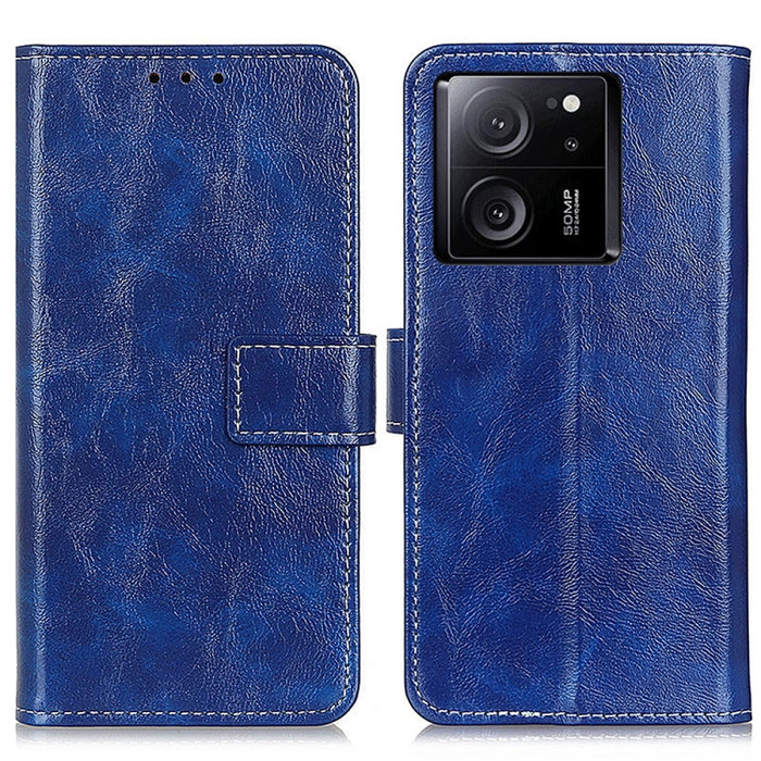 Estuche para teléfono de cuero con tapa horizontal y textura de caballo loco retro, For Xiaomi Poco F6 / Redmi Turbo 3, For Xiaomi Poco F6 Pro, For Xiaomi Redmi K70 5G / K70 Pro 5G, For Xiaomi Redmi Note 13 Pro 4G/Poco M6 Pro 4G, For Xiaomi Redmi A3   ...
