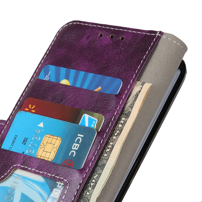 Estuche para teléfono de cuero con tapa horizontal y textura de caballo loco retro, For Xiaomi Poco F6 / Redmi Turbo 3, For Xiaomi Poco F6 Pro, For Xiaomi Redmi K70 5G / K70 Pro 5G, For Xiaomi Redmi Note 13 Pro 4G/Poco M6 Pro 4G, For Xiaomi Redmi A3   ...