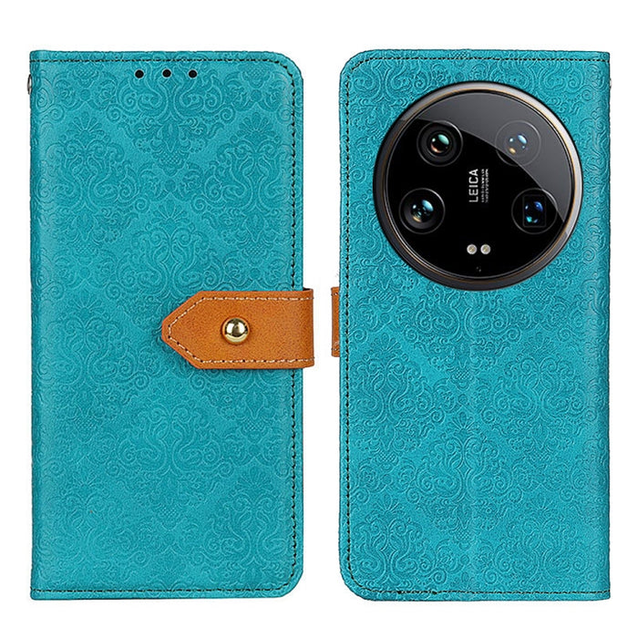 Estuche para teléfono de cuero con tapa en relieve floral europeo, For Xiaomi Poco F6 / Redmi Turbo 3, For Xiaomi Poco F6 Pro, For Xiaomi Redmi K70 5G / K70 Pro 5G, For Xiaomi Redmi Note 13 Pro 4G/Poco M6 Pro 4G, For Xiaomi Redmi A3, For Xiaomi Redmi 1...