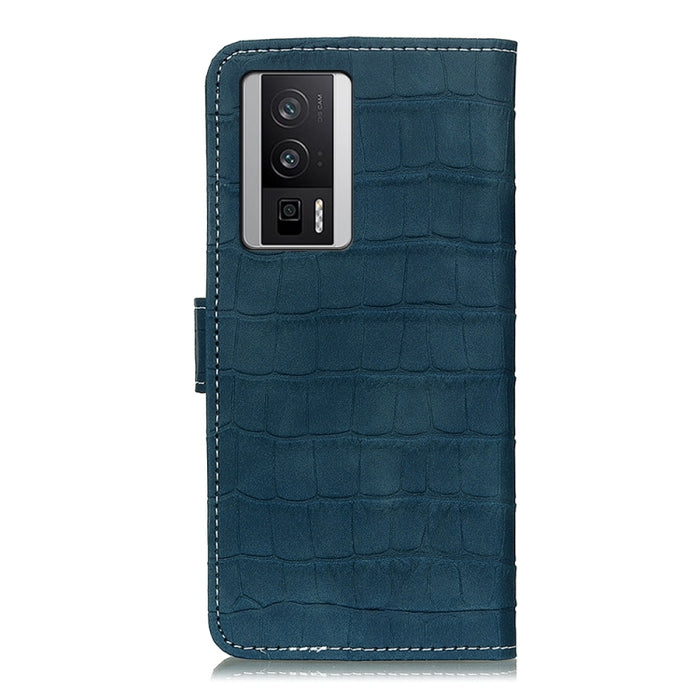 Estuche para teléfono de cuero con textura de cocodrilo magnético, For Xiaomi Poco F5 Pro/Redmi K60/K60 Pro, For Xiaomi Redmi Note 12S 4G