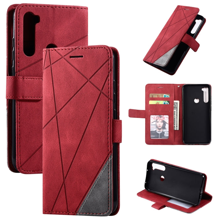 Estuche de cuero con tapa horizontal con empalme de sensación de piel con soporte y ranuras para tarjetas y billetera y marco de fotos, For iPhone XS / X, For iPhone 11, For iPhone 11 Pro, For iPhone 11 Pro Max, For iPhone SE 2022 / SE 2020 / 8 / 7    ...