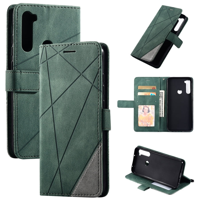 Estuche de cuero con tapa horizontal con empalme de sensación de piel con soporte y ranuras para tarjetas y billetera y marco de fotos, For iPhone XS / X, For iPhone 11, For iPhone 11 Pro, For iPhone 11 Pro Max, For iPhone SE 2022 / SE 2020 / 8 / 7    ...