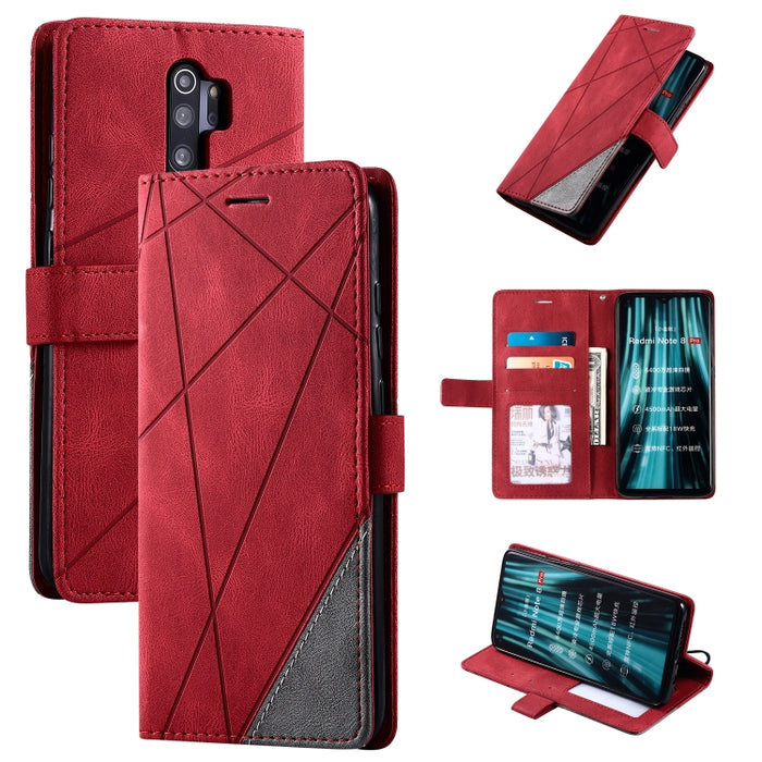 Estuche de cuero con tapa horizontal con empalme de sensación de piel con soporte y ranuras para tarjetas y billetera y marco de fotos, For iPhone XS / X, For iPhone 11, For iPhone 11 Pro, For iPhone 11 Pro Max, For iPhone SE 2022 / SE 2020 / 8 / 7    ...