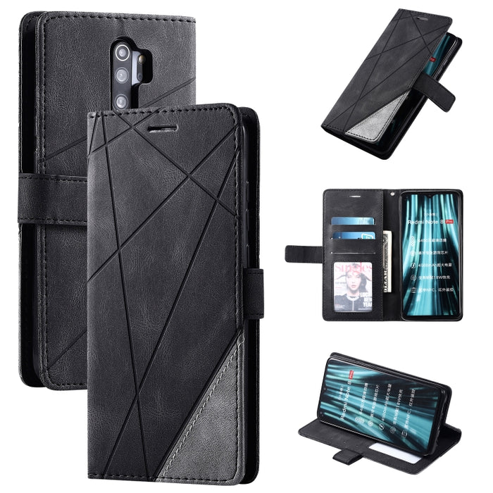 Estuche de cuero con tapa horizontal con empalme de sensación de piel con soporte y ranuras para tarjetas y billetera y marco de fotos, For iPhone XS / X, For iPhone 11, For iPhone 11 Pro, For iPhone 11 Pro Max, For iPhone SE 2022 / SE 2020 / 8 / 7    ...