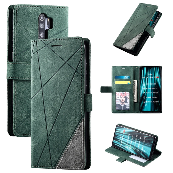 Estuche de cuero con tapa horizontal con empalme de sensación de piel con soporte y ranuras para tarjetas y billetera y marco de fotos, For iPhone XS / X, For iPhone 11, For iPhone 11 Pro, For iPhone 11 Pro Max, For iPhone SE 2022 / SE 2020 / 8 / 7    ...