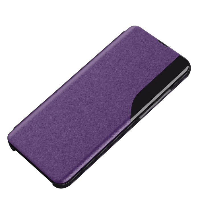 Caja de teléfono de cuero de adsorción de pantalla lateral, For Xiaomi Poco F5, For Xiaomi Poco F5 Pro