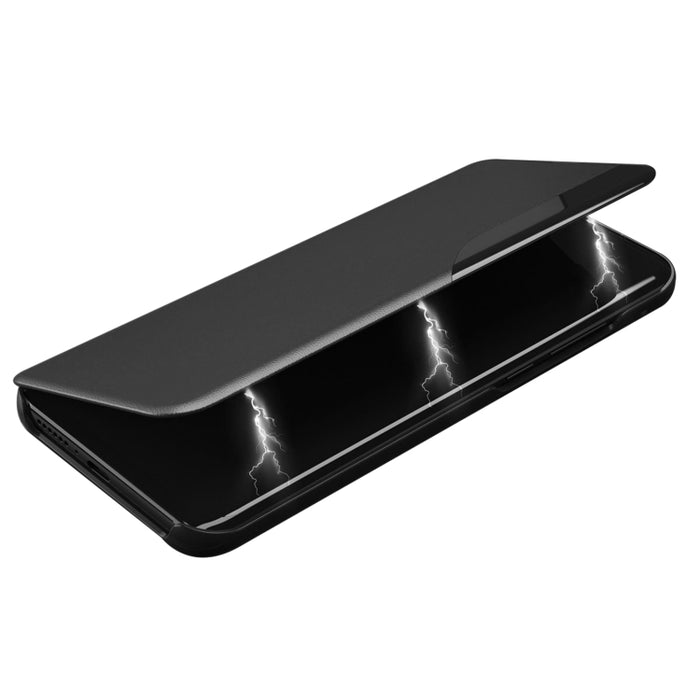 Caja de teléfono de cuero de adsorción de pantalla lateral, For Xiaomi Poco F5, For Xiaomi Poco F5 Pro