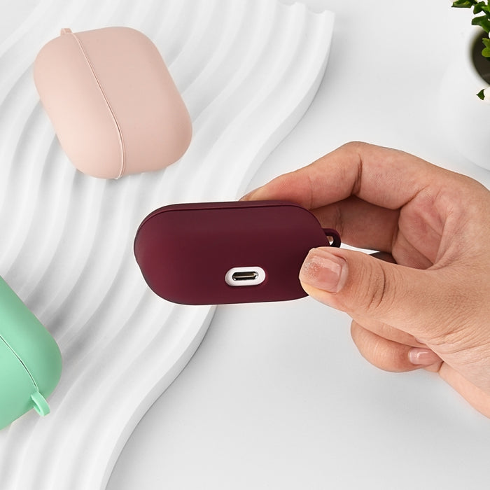 Estuche protector para auriculares Bluetooth de silicona con forro de PC