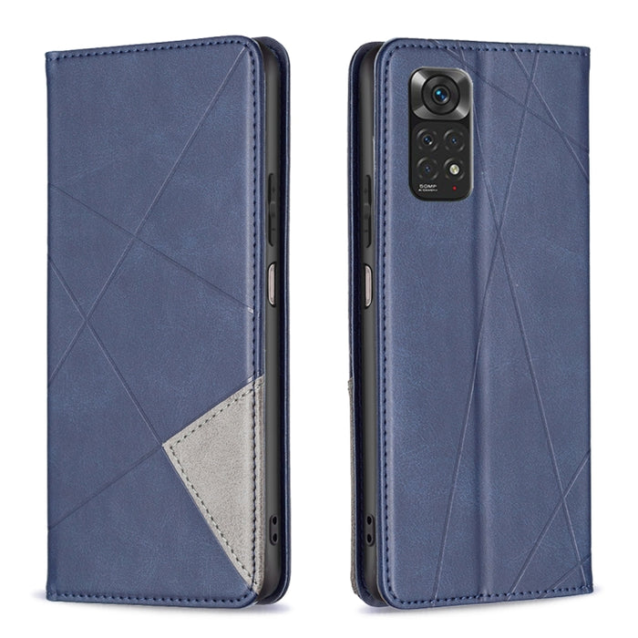 Estuche para teléfono de cuero magnético con textura de rombos, For Xiaomi Poco M6 4G / Redmi 13 4G, For Xiaomi Redmi Note 13 Pro 4G Global, For Xiaomi Poco M6 Pro 4G, For Xiaomi Redmi A3, For Xiaomi Redmi Note 13 4G Global, For Xiaomi Redmi K70E      ...