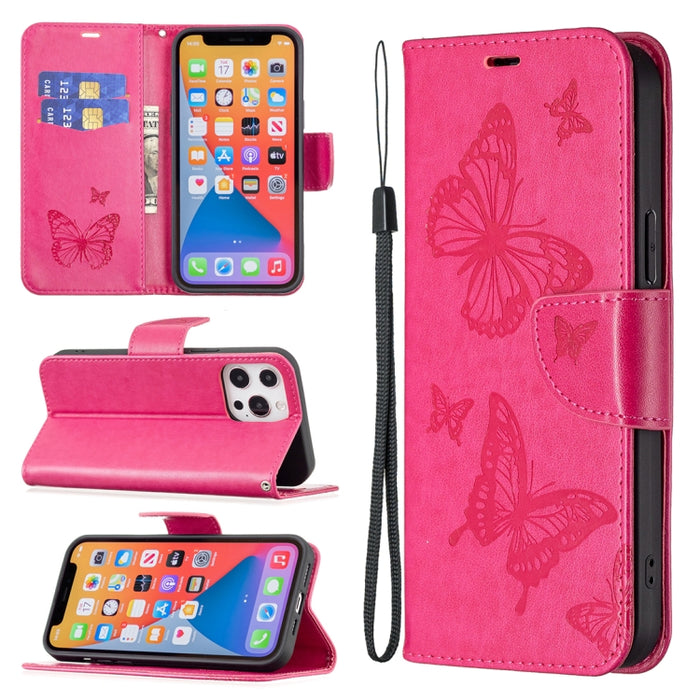 Estuche para teléfono de cuero con dos mariposas en relieve, For Xiaomi Redmi Note 13 Pro 4G Global, For Xiaomi Poco M6 Pro 4G, For Xiaomi Redmi Note 13 4G Global, For Xiaomi Redmi Note 13, For Xiaomi Redmi 13C, For Xiaomi Redmi Note 13 Pro+ 5G        ...