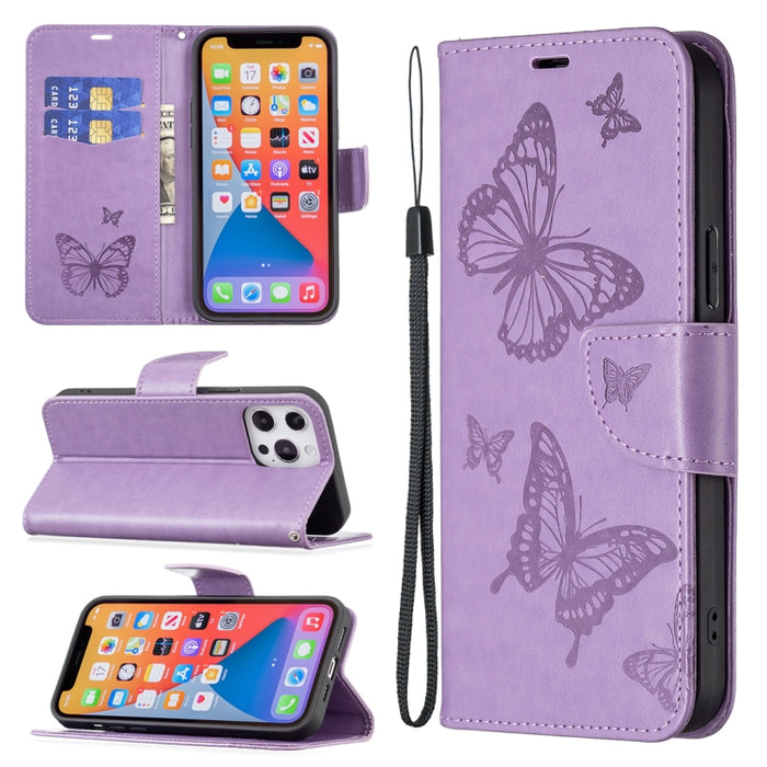 Estuche para teléfono de cuero con dos mariposas en relieve, For Xiaomi Redmi Note 13 Pro 4G Global, For Xiaomi Poco M6 Pro 4G, For Xiaomi Redmi Note 13 4G Global, For Xiaomi Redmi Note 13, For Xiaomi Redmi 13C, For Xiaomi Redmi Note 13 Pro+ 5G        ...