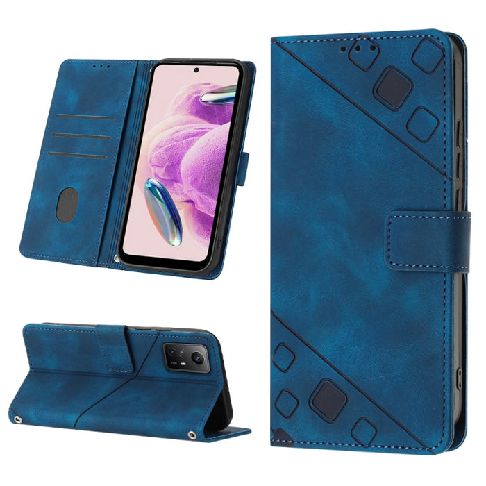 Estuche para teléfono de cuero en relieve con tacto de piel, For Xiaomi Redmi K70 / K70 Pro, For Xiaomi 13T, For Xiaomi Poco F5 5G/Redmi Note 12 Turbo, For Xiaomi Poco F5 Pro 5G/Redmi K60, For Xiaomi Redmi Note 12S 4G Global, For Xiaomi Poco C51 / A2+ ...
