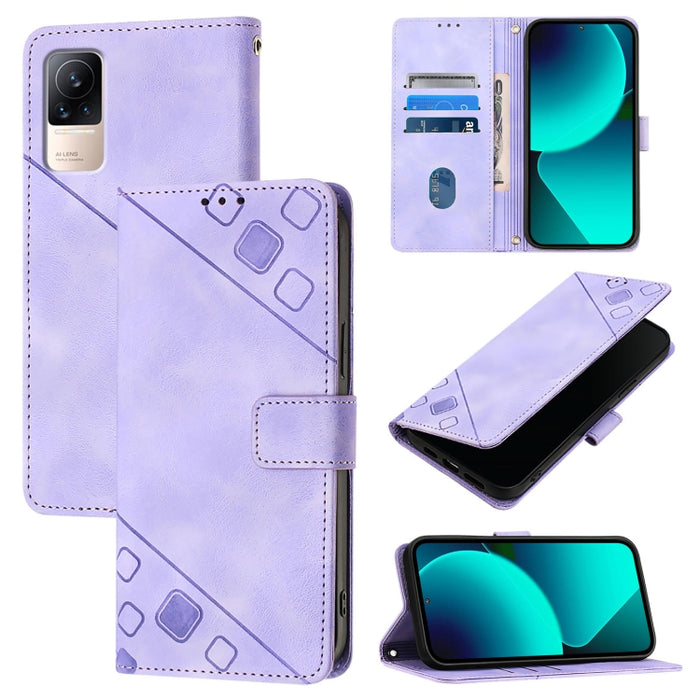 Estuche para teléfono de cuero en relieve con tacto de piel, For Xiaomi Redmi K70 / K70 Pro, For Xiaomi 13T, For Xiaomi Poco F5 5G/Redmi Note 12 Turbo, For Xiaomi Poco F5 Pro 5G/Redmi K60, For Xiaomi Redmi Note 12S 4G Global, For Xiaomi Poco C51 / A2+ ...