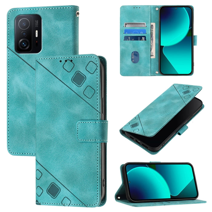 Estuche para teléfono de cuero en relieve con tacto de piel, For Xiaomi Redmi 9A / 9i / 9AT, For Xiaomi Poco M2 Global / Redmi 9, For Xiaomi Poco M3 Pro 5G / Redmi Note 10 5G, For Xiaomi Poco X3 GT, For Xiaomi Poco F3 / Redmi K40 / K40 Pro             ...