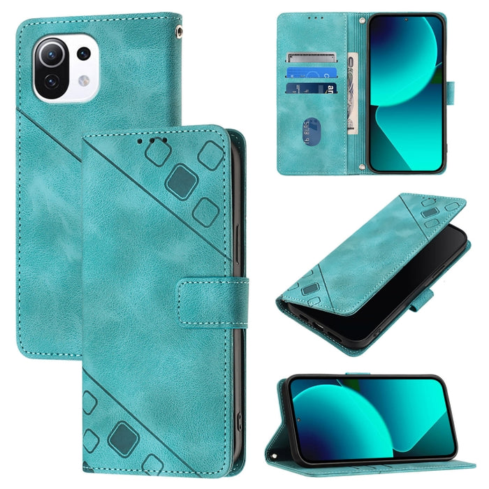 Estuche para teléfono de cuero en relieve con tacto de piel, For Xiaomi Redmi 9A / 9i / 9AT, For Xiaomi Poco M2 Global / Redmi 9, For Xiaomi Poco M3 Pro 5G / Redmi Note 10 5G, For Xiaomi Poco X3 GT, For Xiaomi Poco F3 / Redmi K40 / K40 Pro             ...