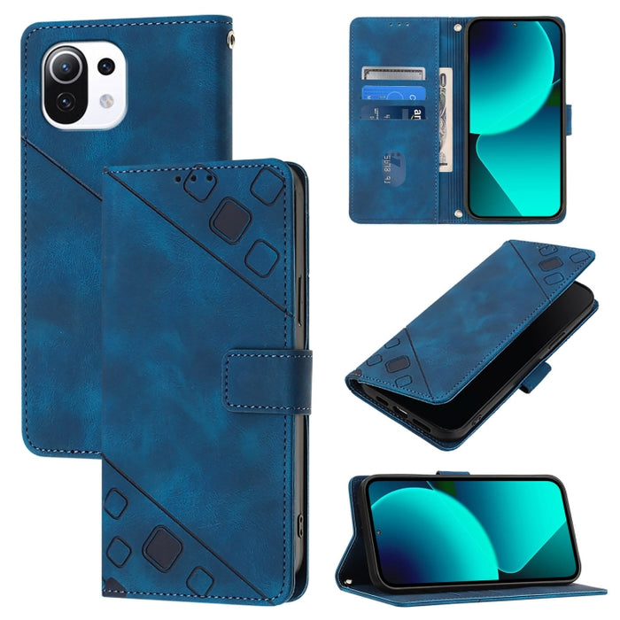 Estuche para teléfono de cuero en relieve con tacto de piel, For Xiaomi Redmi 9A / 9i / 9AT, For Xiaomi Poco M2 Global / Redmi 9, For Xiaomi Poco M3 Pro 5G / Redmi Note 10 5G, For Xiaomi Poco X3 GT, For Xiaomi Poco F3 / Redmi K40 / K40 Pro             ...