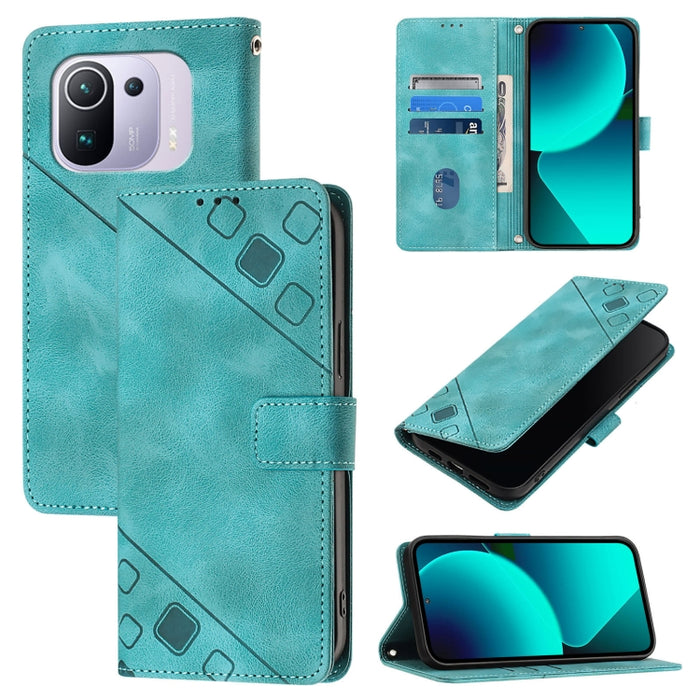 Estuche para teléfono de cuero en relieve con tacto de piel, For Xiaomi Redmi 9A / 9i / 9AT, For Xiaomi Poco M2 Global / Redmi 9, For Xiaomi Poco M3 Pro 5G / Redmi Note 10 5G, For Xiaomi Poco X3 GT, For Xiaomi Poco F3 / Redmi K40 / K40 Pro             ...