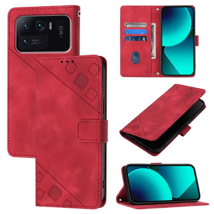 Estuche para teléfono de cuero en relieve con tacto de piel, For Xiaomi Redmi 9A / 9i / 9AT, For Xiaomi Poco M2 Global / Redmi 9, For Xiaomi Poco M3 Pro 5G / Redmi Note 10 5G, For Xiaomi Poco X3 GT, For Xiaomi Poco F3 / Redmi K40 / K40 Pro             ...