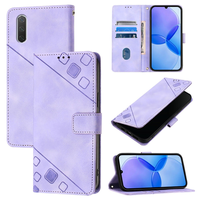 Estuche para teléfono de cuero en relieve con tacto de piel, For Xiaomi Mi 10 Lite 5G, For Xiaomi Redmi 8 / Redmi 8A, For Xiaomi Mi CC9 / Mi 9 Lite, For Xiaomi Redmi Note 8, For Xiaomi Redmi Note 8 Pro, For Xiaomi Mi CC9e / Mi A3                       ...