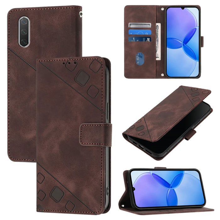Estuche para teléfono de cuero en relieve con tacto de piel, For Xiaomi Mi 10 Lite 5G, For Xiaomi Redmi 8 / Redmi 8A, For Xiaomi Mi CC9 / Mi 9 Lite, For Xiaomi Redmi Note 8, For Xiaomi Redmi Note 8 Pro, For Xiaomi Mi CC9e / Mi A3                       ...