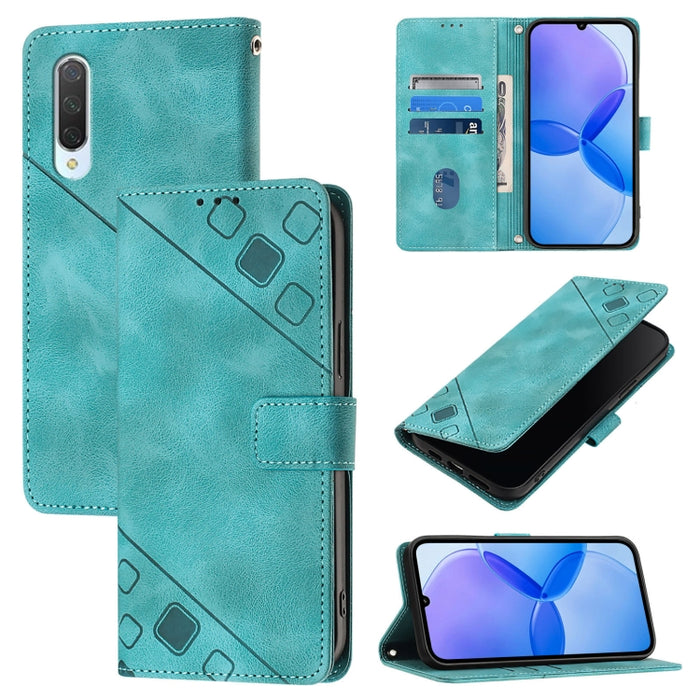 Estuche para teléfono de cuero en relieve con tacto de piel, For Xiaomi Mi 10 Lite 5G, For Xiaomi Redmi 8 / Redmi 8A, For Xiaomi Mi CC9 / Mi 9 Lite, For Xiaomi Redmi Note 8, For Xiaomi Redmi Note 8 Pro, For Xiaomi Mi CC9e / Mi A3                       ...