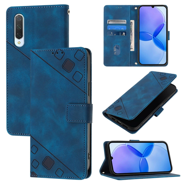 Estuche para teléfono de cuero en relieve con tacto de piel, For Xiaomi Mi 10 Lite 5G, For Xiaomi Redmi 8 / Redmi 8A, For Xiaomi Mi CC9 / Mi 9 Lite, For Xiaomi Redmi Note 8, For Xiaomi Redmi Note 8 Pro, For Xiaomi Mi CC9e / Mi A3                       ...