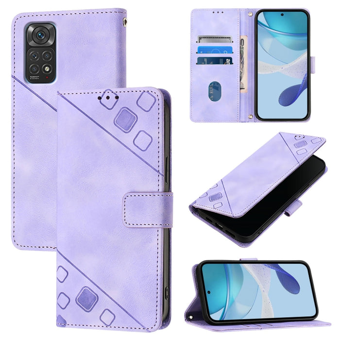 Estuche para teléfono de cuero en relieve con tacto de piel, For Xiaomi Redmi K70 / K70 Pro, For Xiaomi 13T, For Xiaomi Poco F5 5G/Redmi Note 12 Turbo, For Xiaomi Poco F5 Pro 5G/Redmi K60, For Xiaomi Redmi Note 12S 4G Global, For Xiaomi Poco C51 / A2+ ...