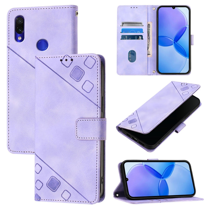 Estuche para teléfono de cuero en relieve con tacto de piel, For Xiaomi Mi 10 Lite 5G, For Xiaomi Redmi 8 / Redmi 8A, For Xiaomi Mi CC9 / Mi 9 Lite, For Xiaomi Redmi Note 8, For Xiaomi Redmi Note 8 Pro, For Xiaomi Mi CC9e / Mi A3                       ...
