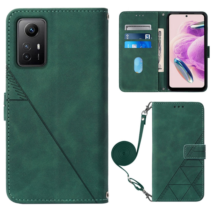 Estuche para teléfono de cuero con tapa en relieve 3D Crossbody, For Xiaomi Redmi Note 12S 4G Global, For Xiaomi Poco F5 5G/Redmi Note 12 Turbo, For Xiaomi Poco F5 Pro 5G/Redmi K60
