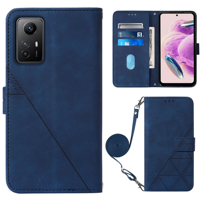 Estuche para teléfono de cuero con tapa en relieve 3D Crossbody, For Xiaomi Redmi Note 12S 4G Global, For Xiaomi Poco F5 5G/Redmi Note 12 Turbo, For Xiaomi Poco F5 Pro 5G/Redmi K60