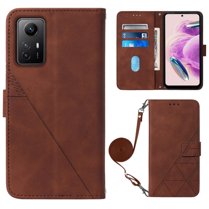 Estuche para teléfono de cuero con tapa en relieve 3D Crossbody, For Xiaomi Redmi Note 12S 4G Global, For Xiaomi Poco F5 5G/Redmi Note 12 Turbo, For Xiaomi Poco F5 Pro 5G/Redmi K60