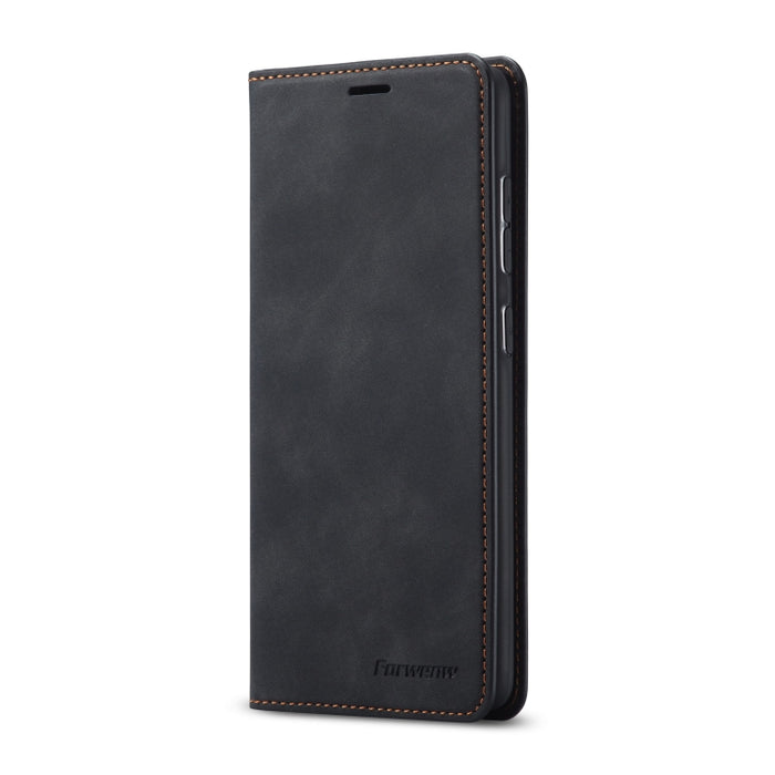 Forwenw Dream Series Oil Edge Fuerte magnetismo Funda de cuero con tapa horizontal con soporte y ranuras para tarjetas y billetera y marco de fotos, For Xiaomi Redmi Note 9S, For Samsung Galaxy A31, For Samsung Galaxy A41, For Samsung Galaxy A11       ...