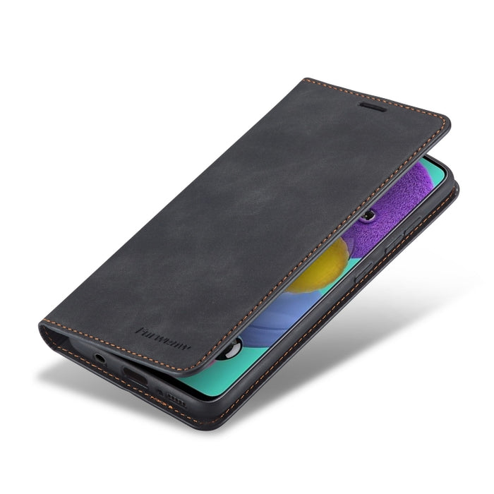 Forwenw Dream Series Oil Edge Fuerte magnetismo Funda de cuero con tapa horizontal con soporte y ranuras para tarjetas y billetera y marco de fotos, For Xiaomi Redmi Note 9S, For Samsung Galaxy A31, For Samsung Galaxy A41, For Samsung Galaxy A11       ...