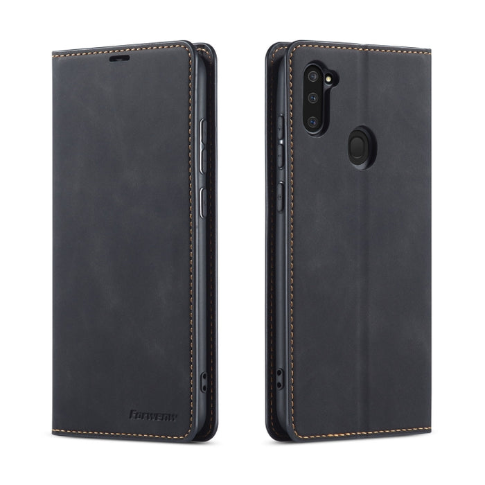 Forwenw Dream Series Oil Edge Fuerte magnetismo Funda de cuero con tapa horizontal con soporte y ranuras para tarjetas y billetera y marco de fotos, For Xiaomi Redmi Note 9S, For Samsung Galaxy A31, For Samsung Galaxy A41, For Samsung Galaxy A11       ...