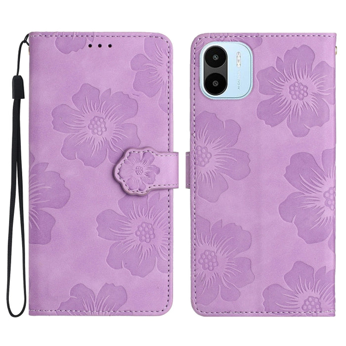 Estuche para teléfono de cuero con patrón de estampado de flores, For Xiaomi Redmi Note 10 5G, For Xiaomi Redmi Note 11 Pro 5G Global, For Xiaomi Redmi Note 11 4G Global / Note 11S, For Xiaomi Redmi Note 12 5G, For Xiaomi Redmi Note 12 Pro 5G          ...