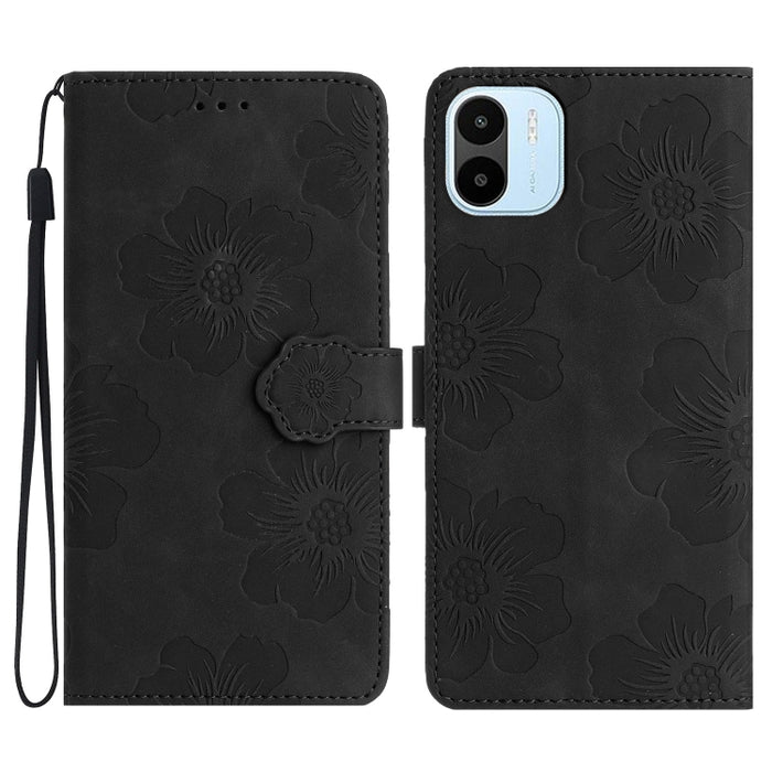 Estuche para teléfono de cuero con patrón de estampado de flores, For Xiaomi Redmi Note 10 5G, For Xiaomi Redmi Note 11 Pro 5G Global, For Xiaomi Redmi Note 11 4G Global / Note 11S, For Xiaomi Redmi Note 12 5G, For Xiaomi Redmi Note 12 Pro 5G          ...
