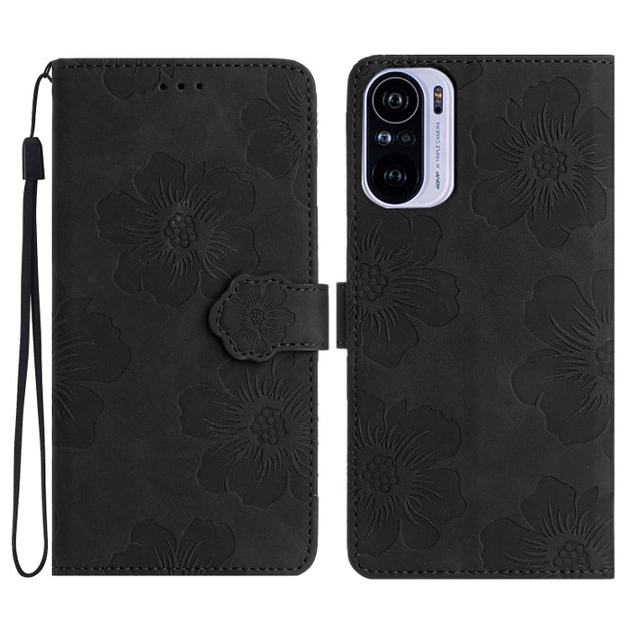 Estuche para teléfono de cuero con patrón de estampado de flores, For Xiaomi Redmi Note 10 5G, For Xiaomi Redmi Note 11 Pro 5G Global, For Xiaomi Redmi Note 11 4G Global / Note 11S, For Xiaomi Redmi Note 12 5G, For Xiaomi Redmi Note 12 Pro 5G          ...