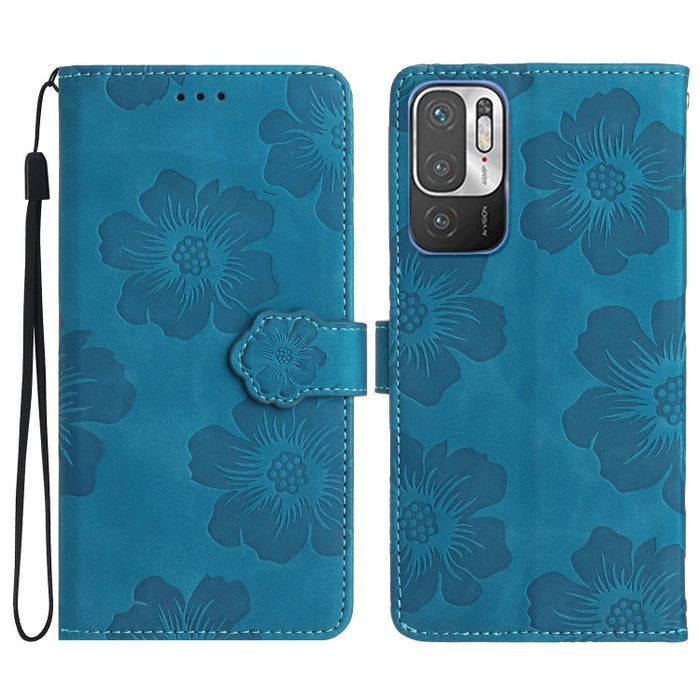 Estuche para teléfono de cuero con patrón de estampado de flores, For Xiaomi Redmi Note 10 5G, For Xiaomi Redmi Note 11 Pro 5G Global, For Xiaomi Redmi Note 11 4G Global / Note 11S, For Xiaomi Redmi Note 12 5G, For Xiaomi Redmi Note 12 Pro 5G          ...