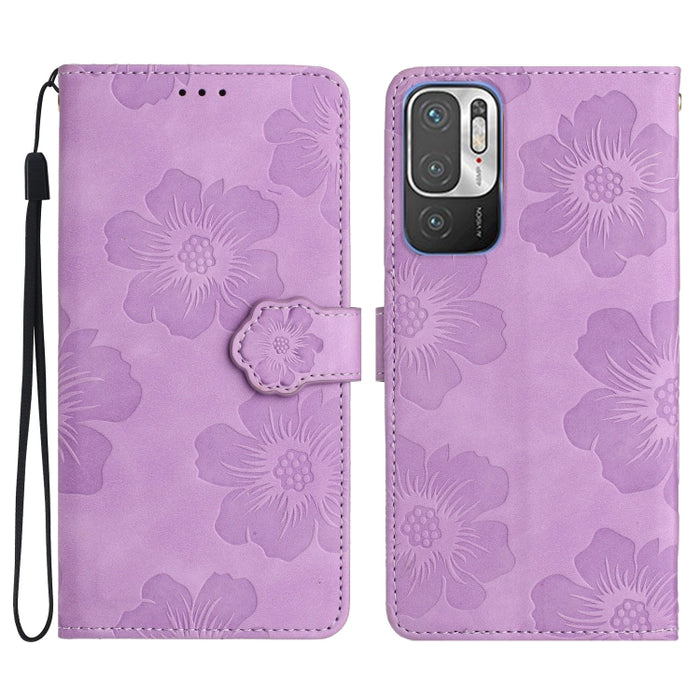 Estuche para teléfono de cuero con patrón de estampado de flores, For Xiaomi Redmi Note 10 5G, For Xiaomi Redmi Note 11 Pro 5G Global, For Xiaomi Redmi Note 11 4G Global / Note 11S, For Xiaomi Redmi Note 12 5G, For Xiaomi Redmi Note 12 Pro 5G          ...