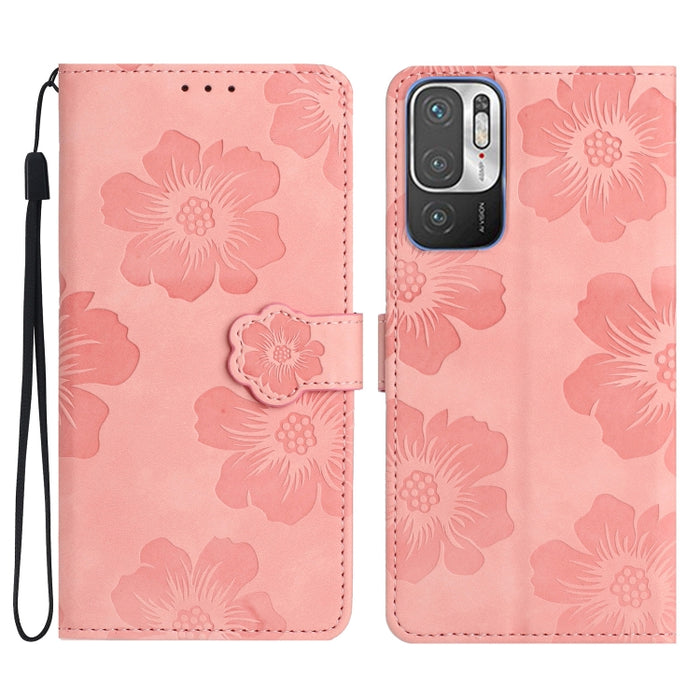 Estuche para teléfono de cuero con patrón de estampado de flores, For Xiaomi Redmi Note 10 5G, For Xiaomi Redmi Note 11 Pro 5G Global, For Xiaomi Redmi Note 11 4G Global / Note 11S, For Xiaomi Redmi Note 12 5G, For Xiaomi Redmi Note 12 Pro 5G          ...