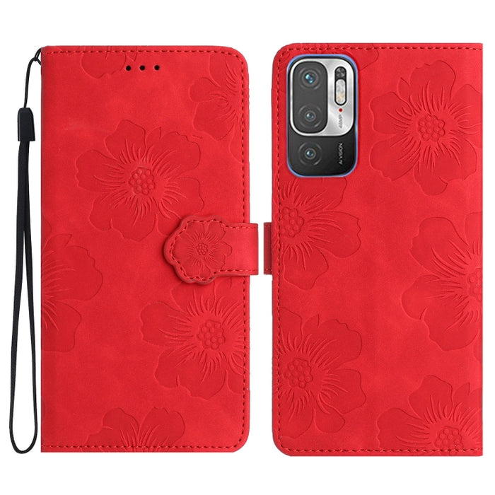 Estuche para teléfono de cuero con patrón de estampado de flores, For Xiaomi Redmi Note 10 5G, For Xiaomi Redmi Note 11 Pro 5G Global, For Xiaomi Redmi Note 11 4G Global / Note 11S, For Xiaomi Redmi Note 12 5G, For Xiaomi Redmi Note 12 Pro 5G          ...