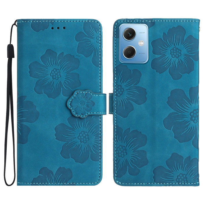 Estuche para teléfono de cuero con patrón de estampado de flores, For Xiaomi Redmi Note 10 5G, For Xiaomi Redmi Note 11 Pro 5G Global, For Xiaomi Redmi Note 11 4G Global / Note 11S, For Xiaomi Redmi Note 12 5G, For Xiaomi Redmi Note 12 Pro 5G          ...