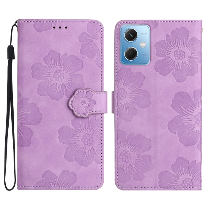 Estuche para teléfono de cuero con patrón de estampado de flores, For Xiaomi Redmi Note 10 5G, For Xiaomi Redmi Note 11 Pro 5G Global, For Xiaomi Redmi Note 11 4G Global / Note 11S, For Xiaomi Redmi Note 12 5G, For Xiaomi Redmi Note 12 Pro 5G          ...