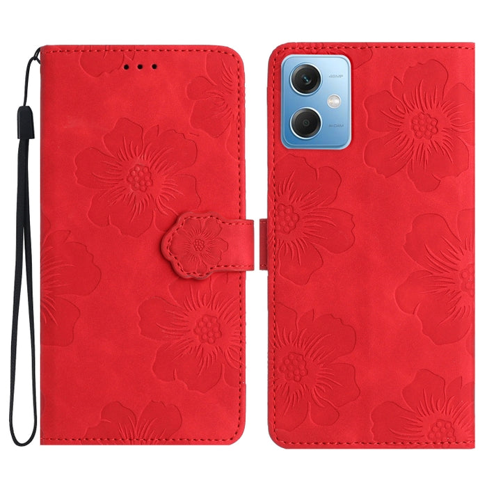 Estuche para teléfono de cuero con patrón de estampado de flores, For Xiaomi Redmi Note 10 5G, For Xiaomi Redmi Note 11 Pro 5G Global, For Xiaomi Redmi Note 11 4G Global / Note 11S, For Xiaomi Redmi Note 12 5G, For Xiaomi Redmi Note 12 Pro 5G          ...