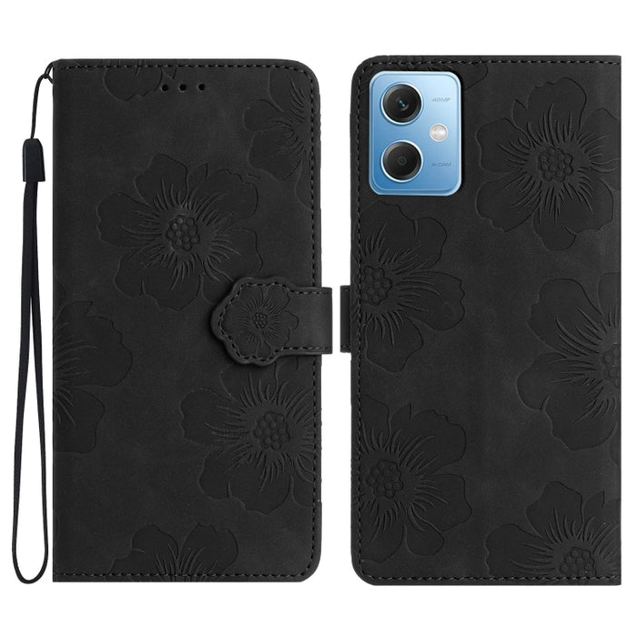 Estuche para teléfono de cuero con patrón de estampado de flores, For Xiaomi Redmi Note 10 5G, For Xiaomi Redmi Note 11 Pro 5G Global, For Xiaomi Redmi Note 11 4G Global / Note 11S, For Xiaomi Redmi Note 12 5G, For Xiaomi Redmi Note 12 Pro 5G          ...
